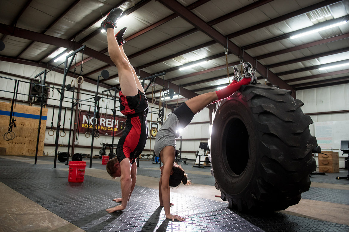 crossfit engagement photo