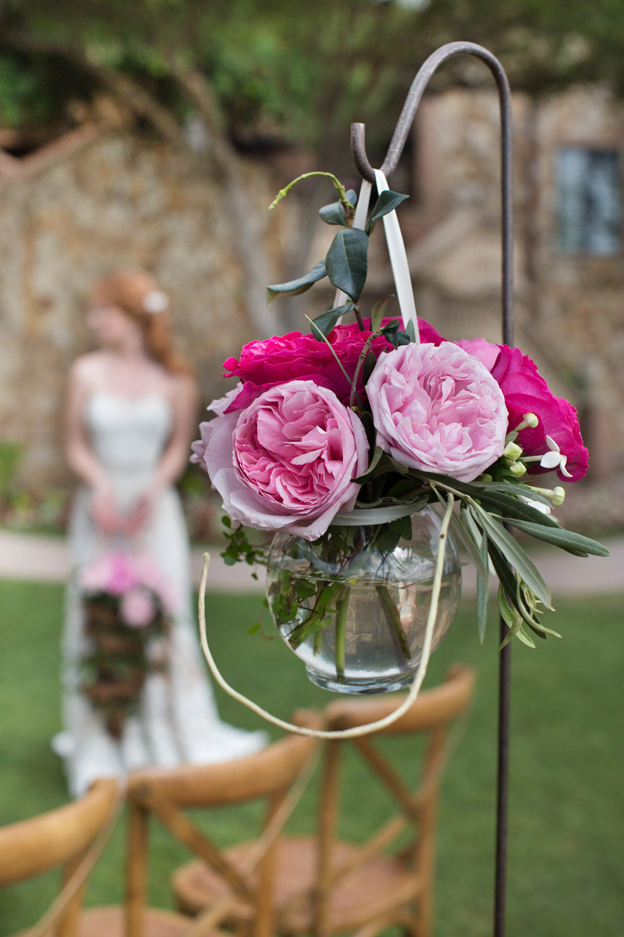 wedding ceremony flowers