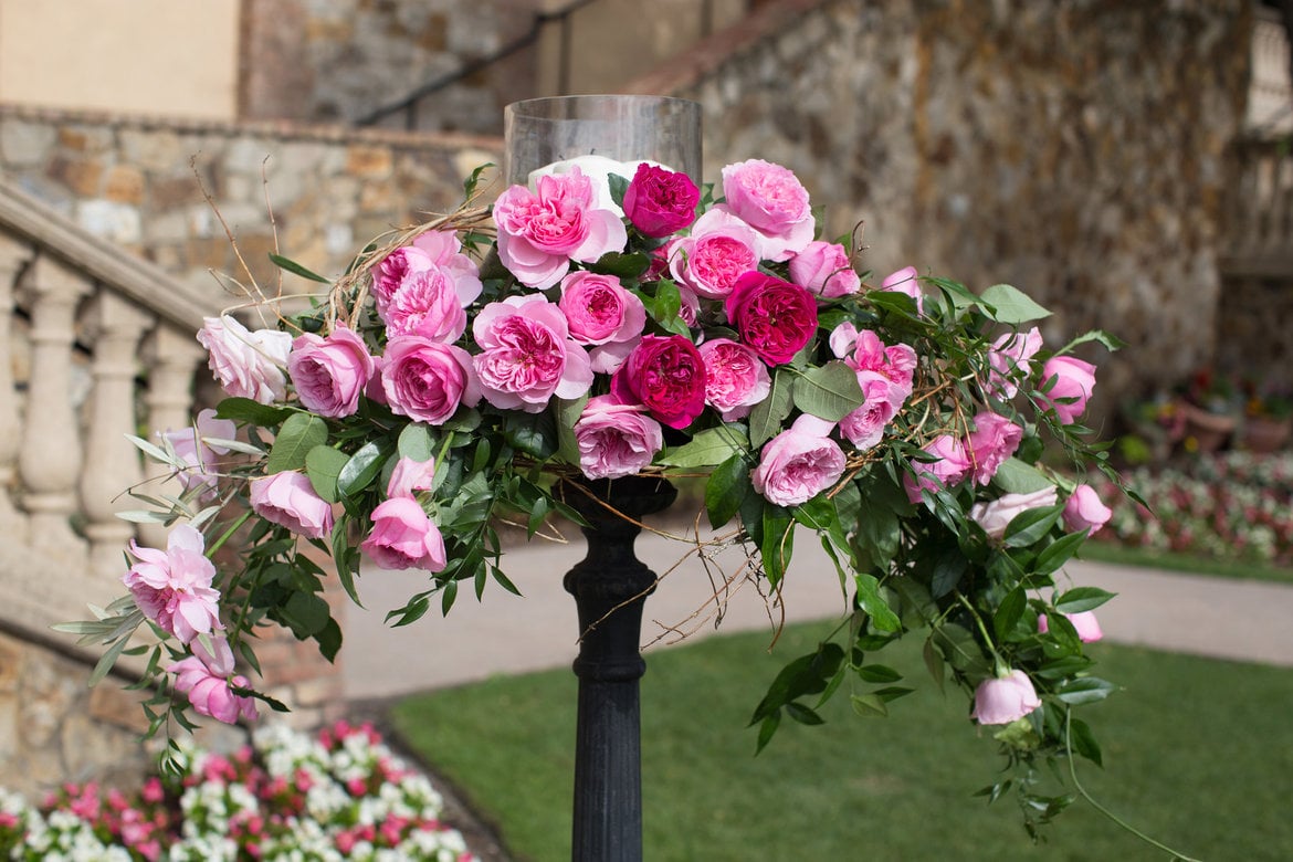 wedding ceremony flowers