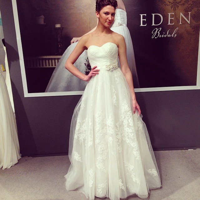 edens bridal wedding dress