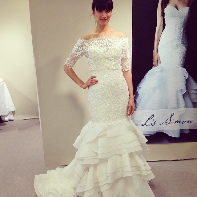 lis simon wedding dress