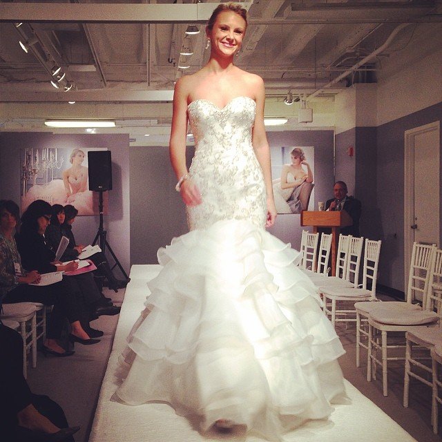 mermaid wedding gown by mori lee