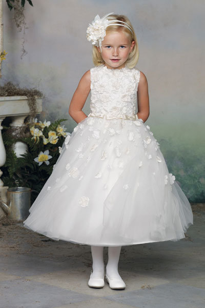 mon cheri flower girl dress