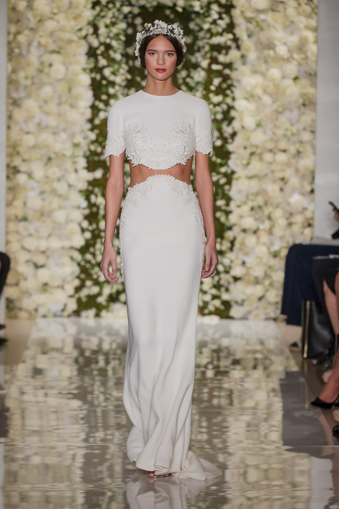 reem acra wedding gown