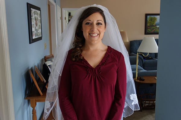 wedding hair trial