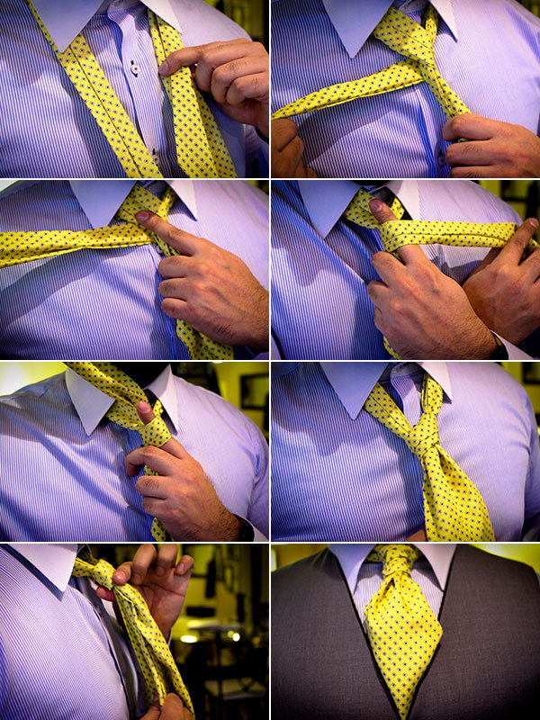 how to tie ascot