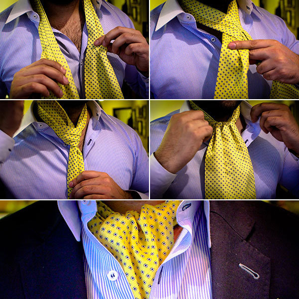 how to tie ascot