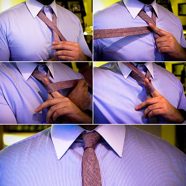 how to tie skinny tie