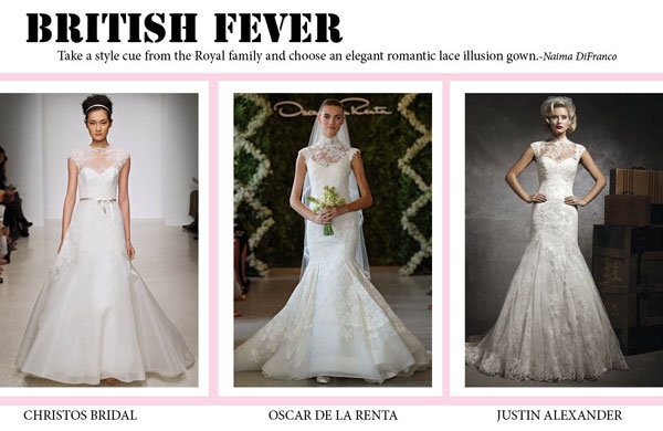 british inspired wedding dresses