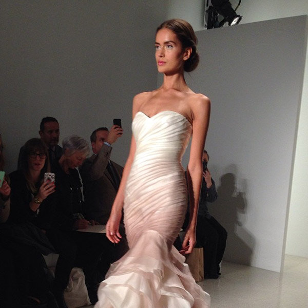 kelly faetanini beautiful blush gown bridal guide bridal market