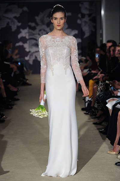 carolina herrera wedding gown