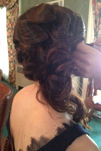 wedding hair