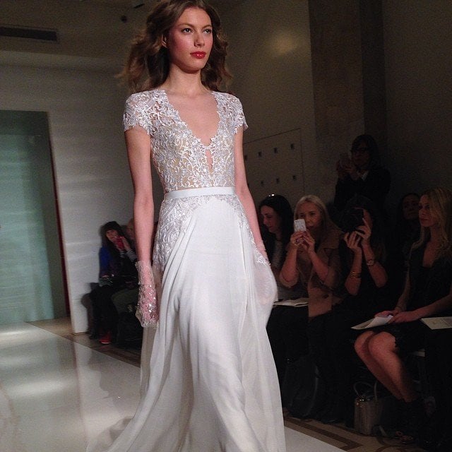 reem acra wedding gown