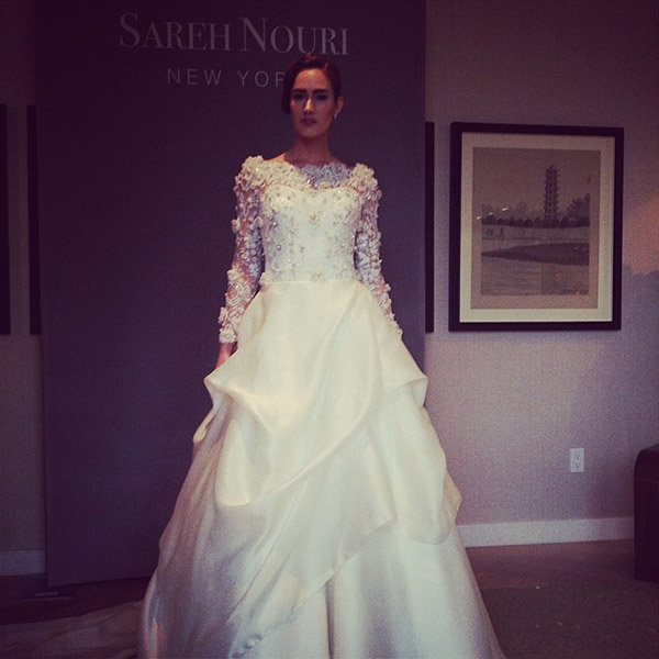 sareh nouri wedding gown