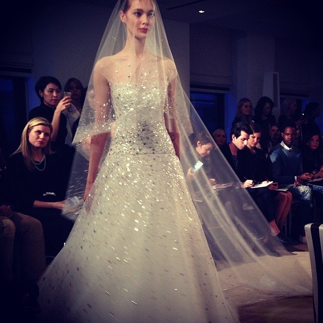 carolina herrera wedding gown