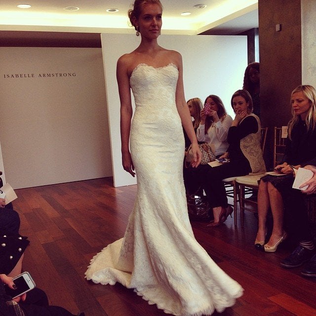 isabelle armstrong wedding gown