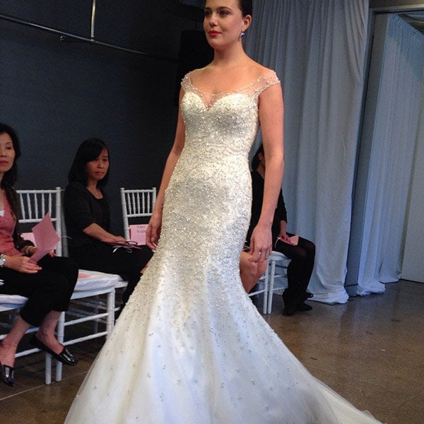 mori lee off the shoulder fall 2014 bridal market bridal guide