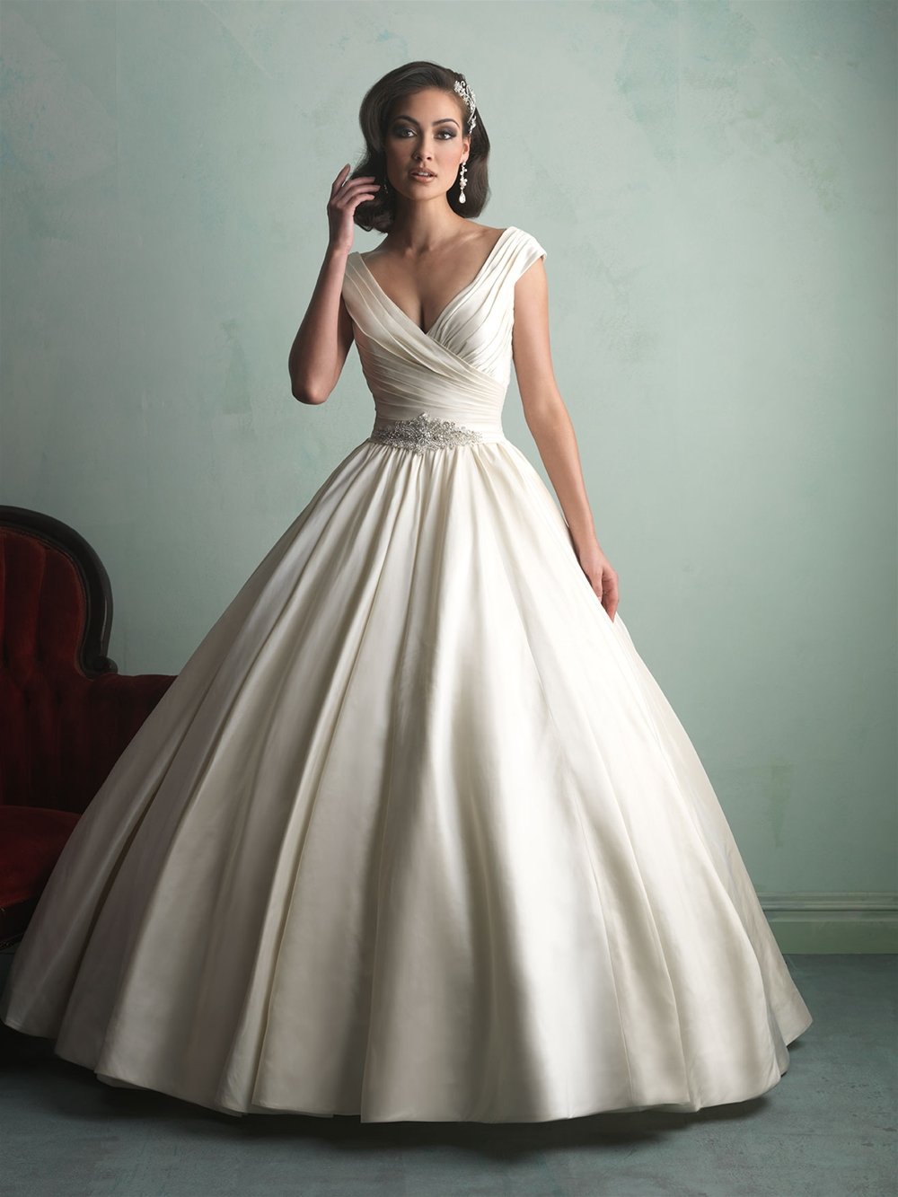 allure bridals wedding gown 9155