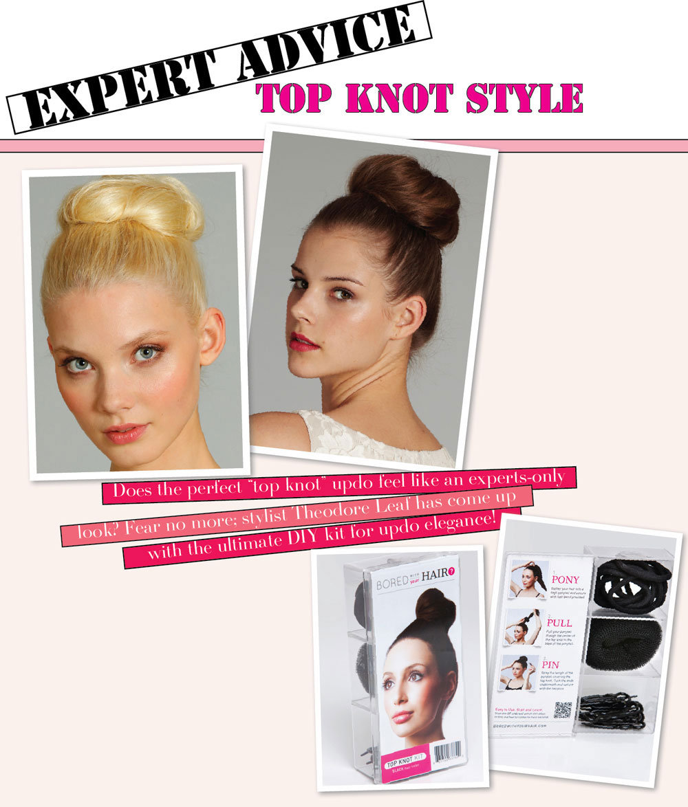 top knot hairstyle