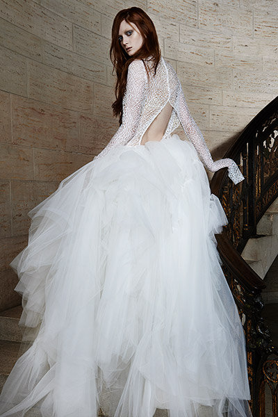 vera wang spring 2015 wedding gown