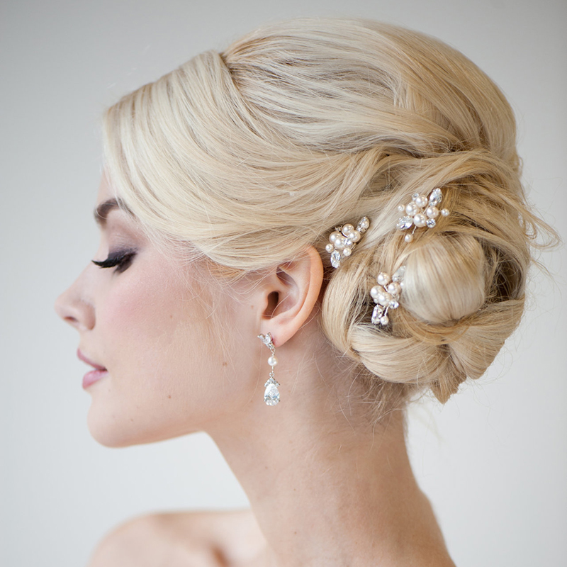 chignon wedding hairstyle