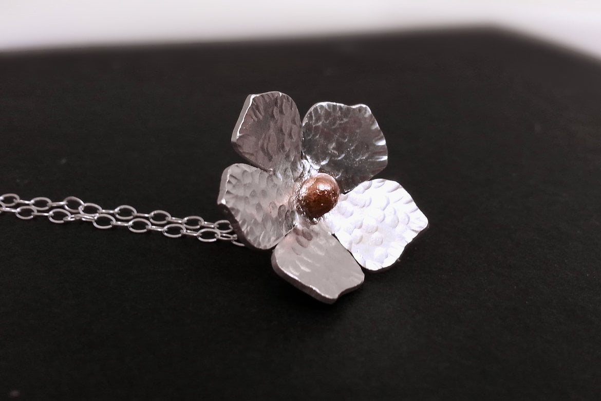 little hill jewelry flower necklace