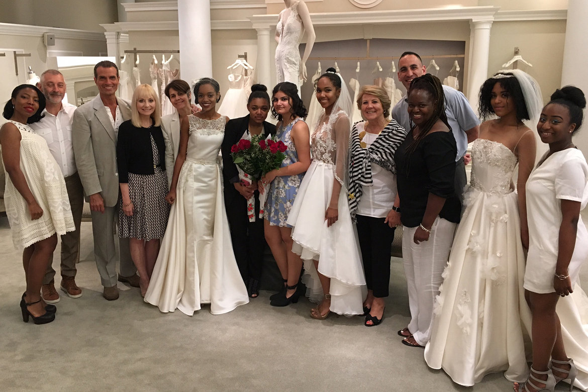 high school of fashion industries wedding design contest