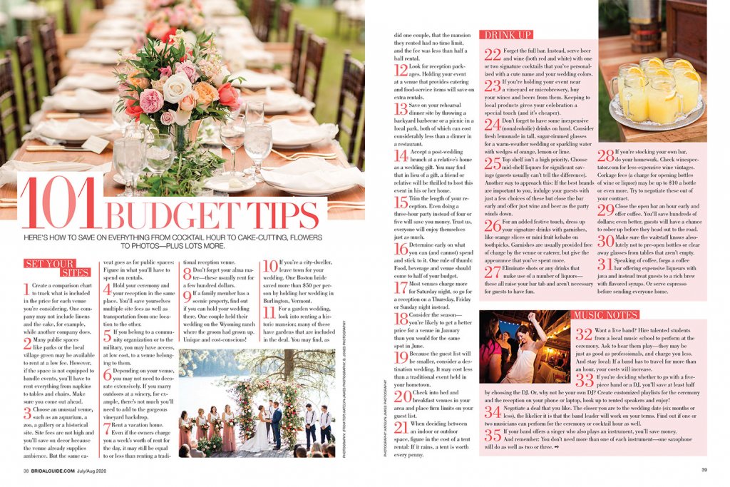 Bridal Guide July August 2020 issue