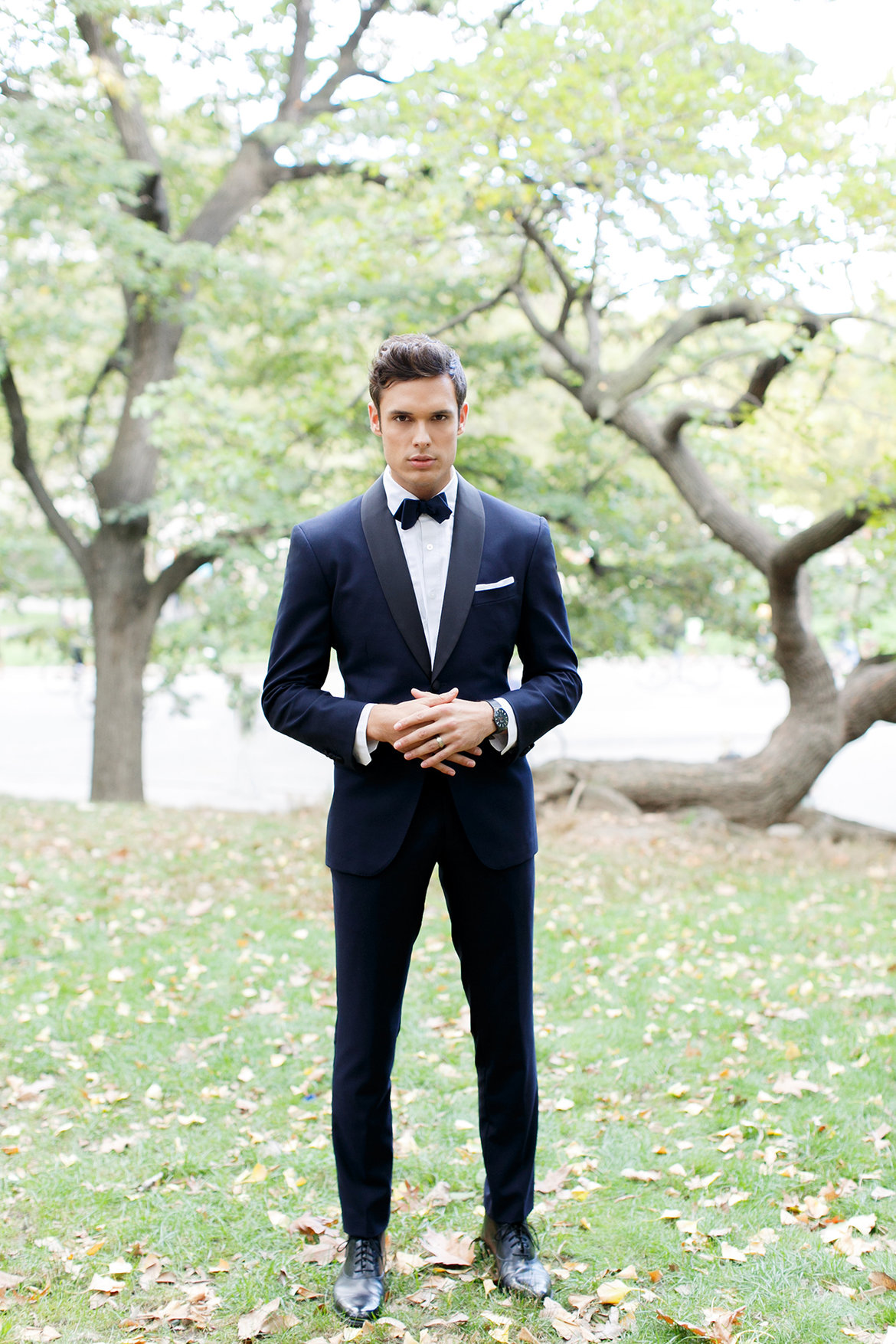 navy tux