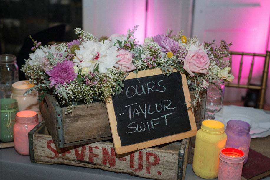 rustic wedding centerpiece