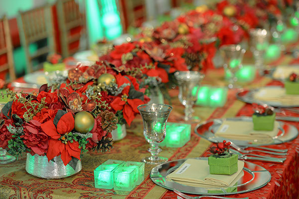 preston bailey classic christmas holiday party decor