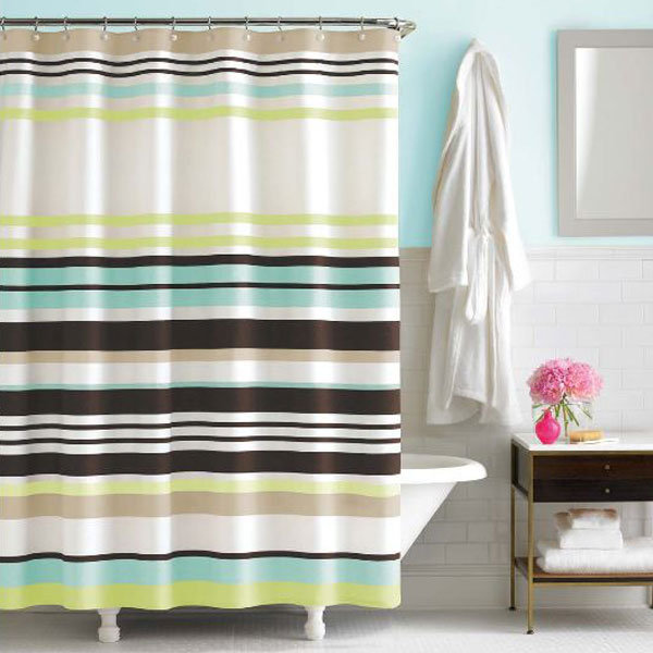 kate spade new york candy shop stripe shower curtain