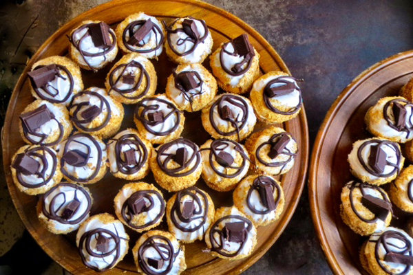 smores cupcakes