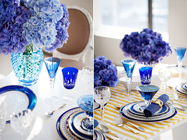 marcy blum rhapsody in blue tablescape