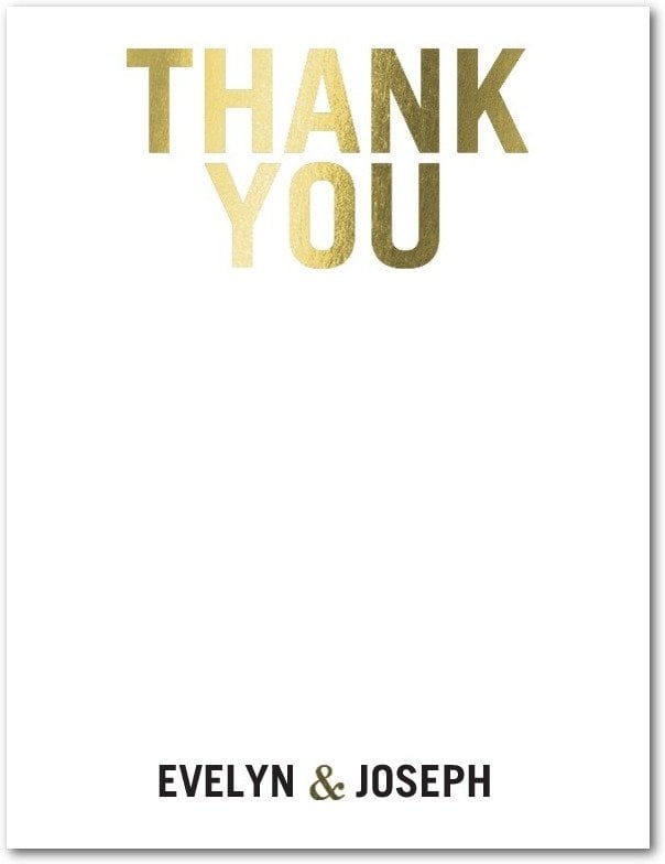 wedding paper divas wedding thank you card