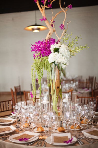 tall wedding centerpieces