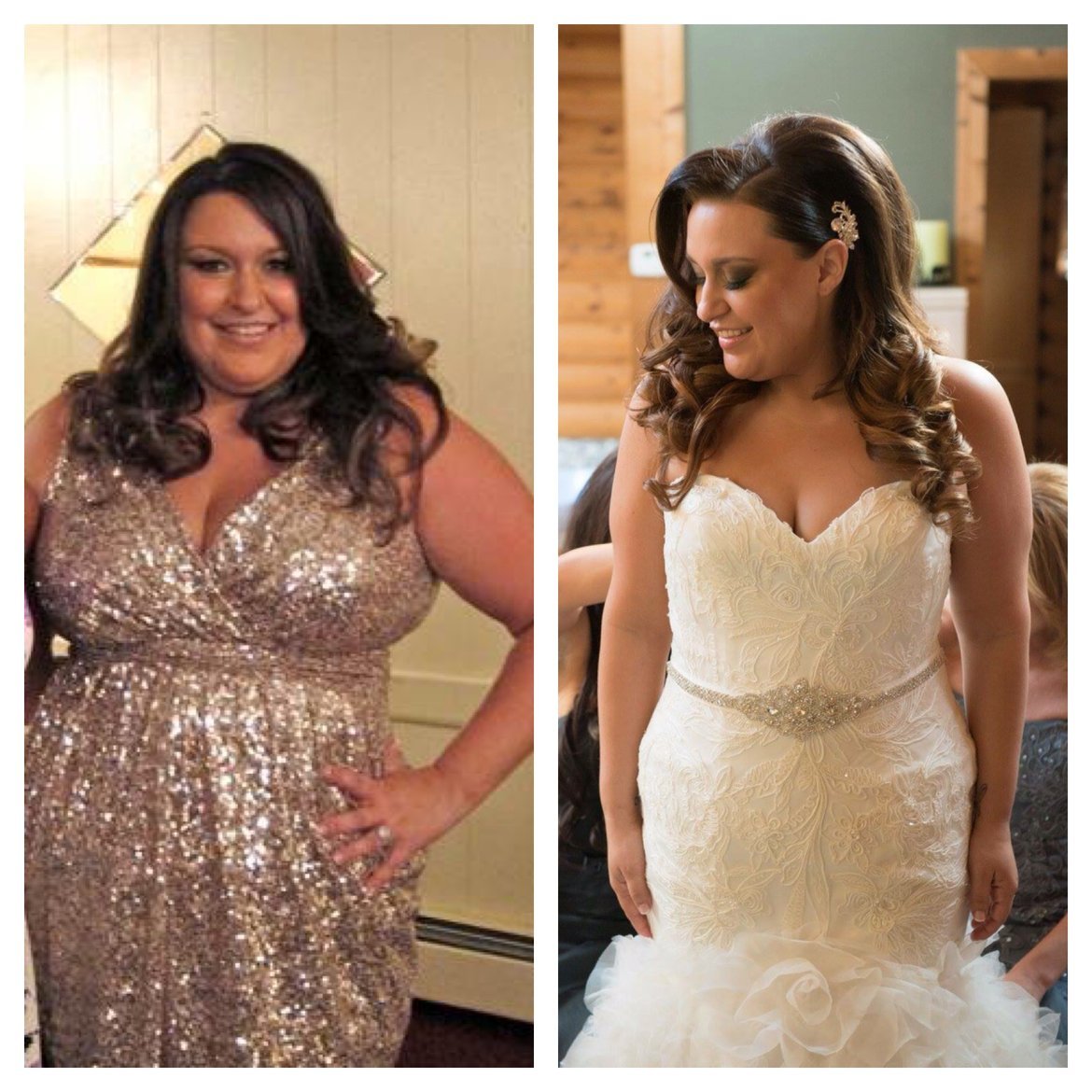 wedding weight loss before and after