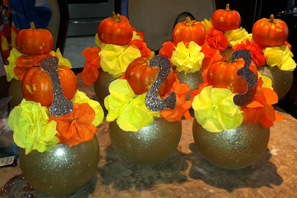 pumpkin centerpieces