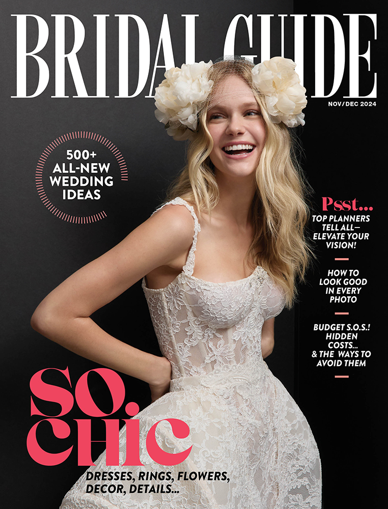 bridal guide november december 2024 cover