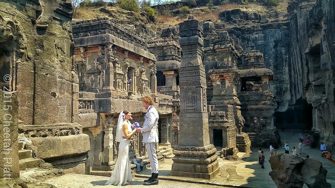 ellora caves in aurangabad india