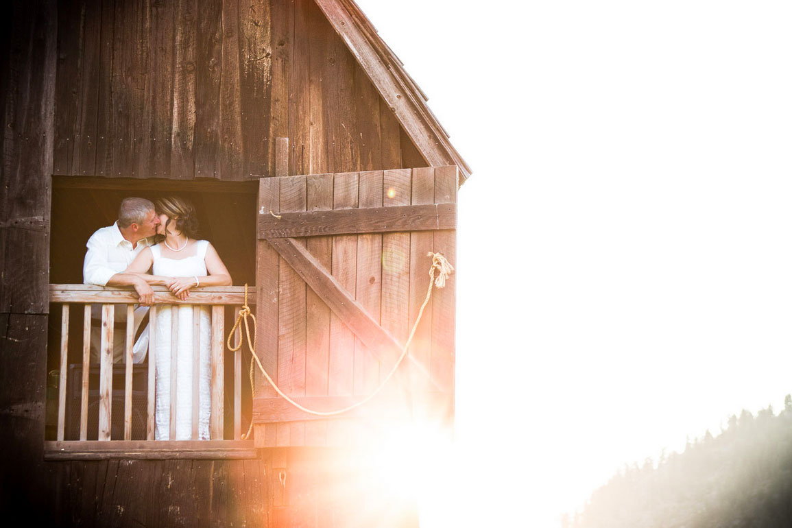 natural light wedding photo