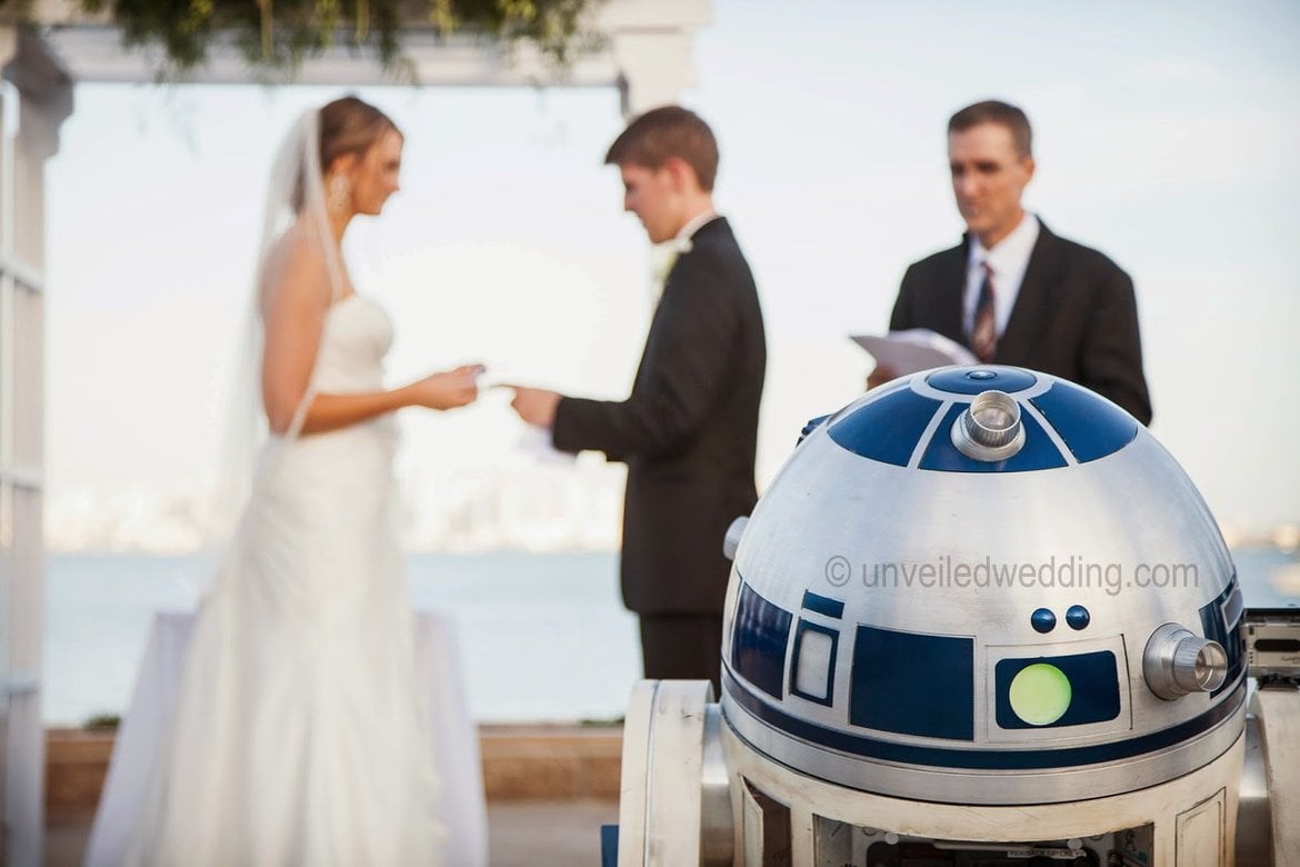 star wars wedding photo