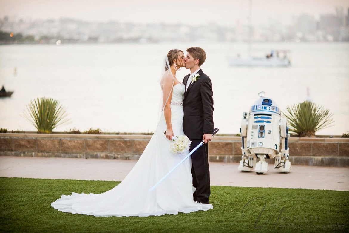 star wars wedding photo