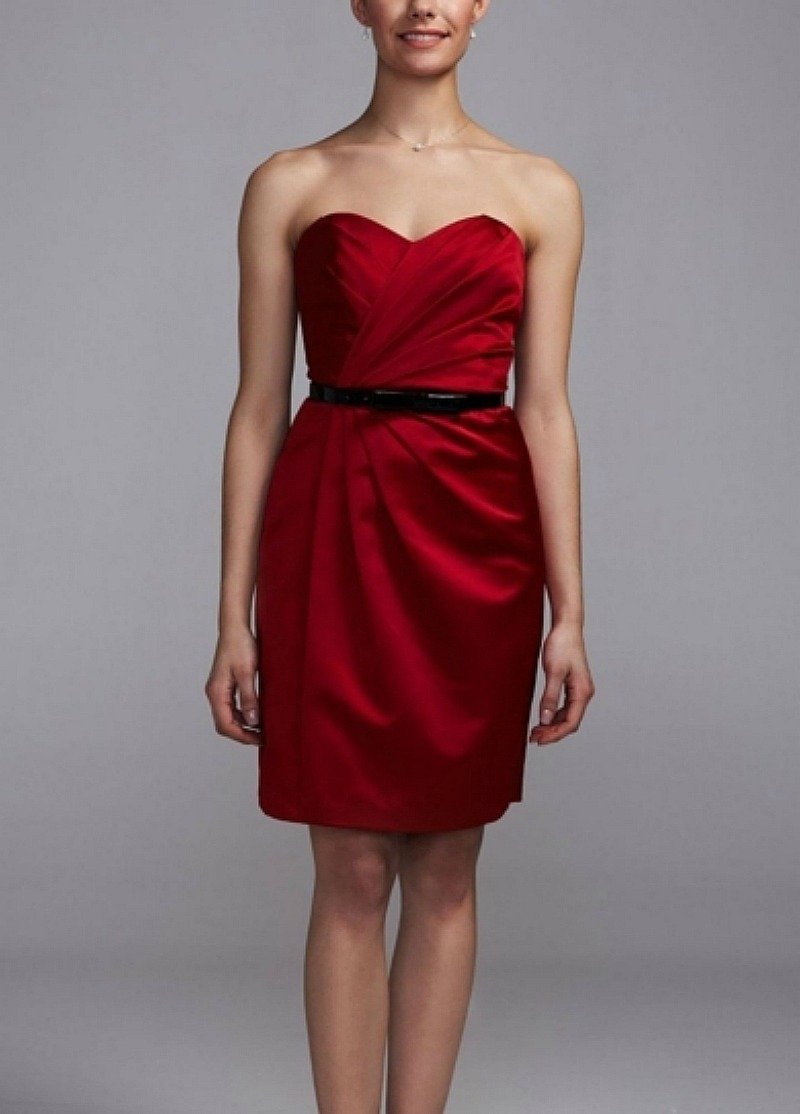 red davids bridal dress