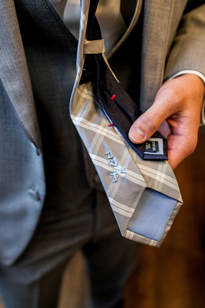 wedding tie message