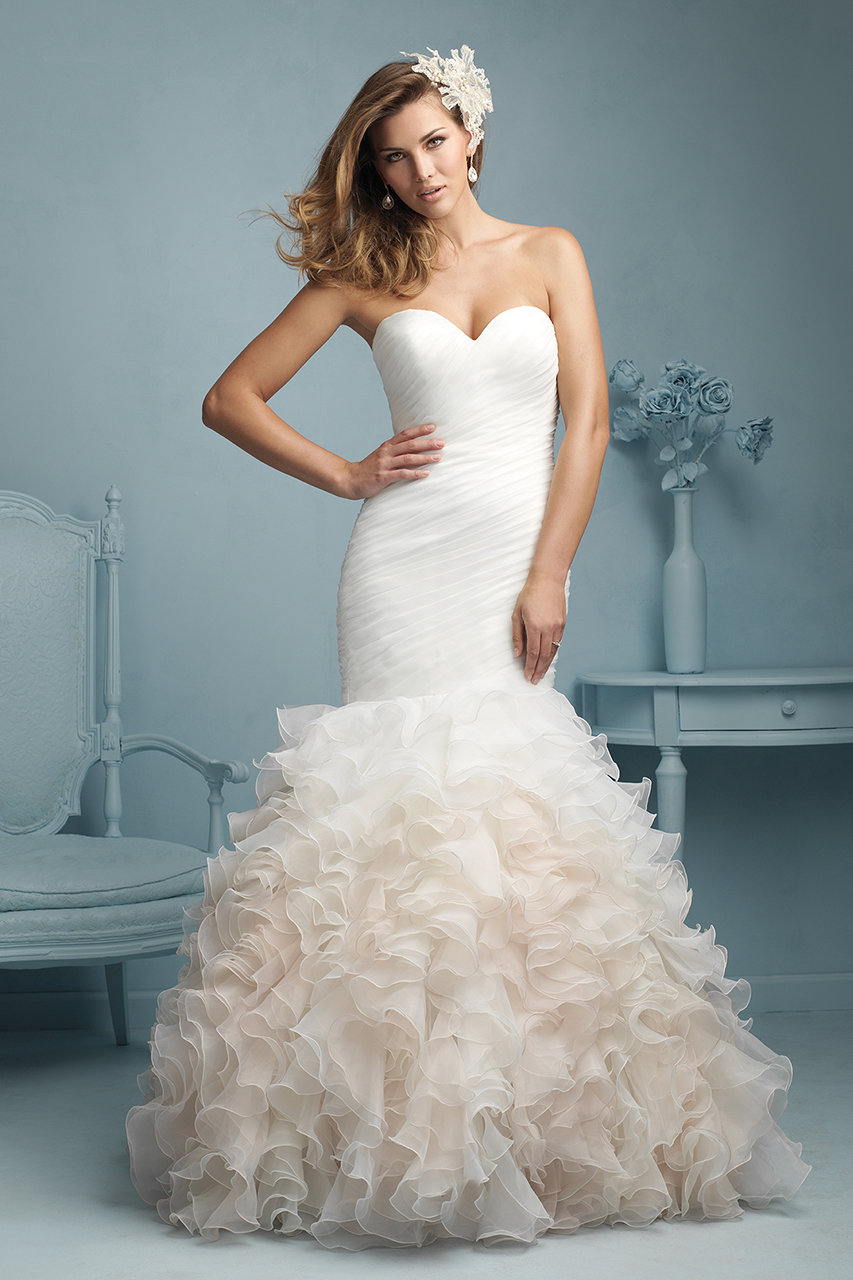 allure bridals mermaid wedding gown