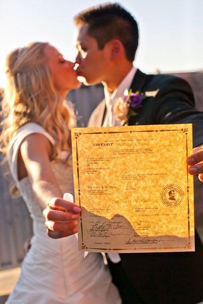 marriage license