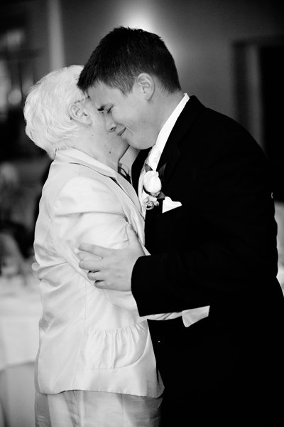 groom dancing with grandma 