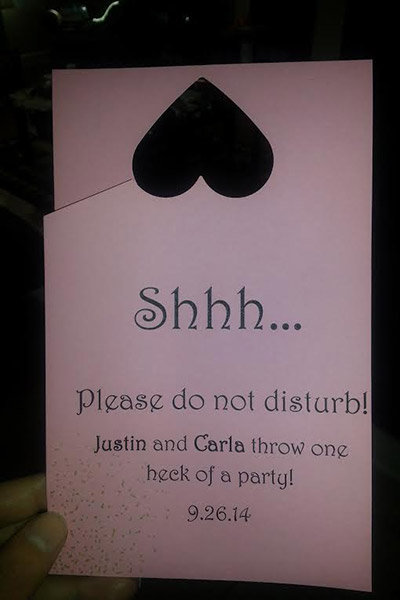 do not disturb sign