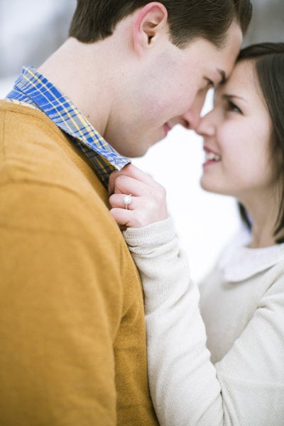 engaged couple 